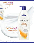 Jergens Ultra Healing Dry Skin Lotion, Hand and Body Moisturizer for Quick Absorption into Extra Dry Skin with Hydralucence Blend, Vitamins C, E and B5, White, 21 oz