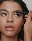 Wunderbrow Dual Precision Brow Liner, Eyebrow Liner Pencil With Angled Tip and Ultra Fine Tip Dual Precision Brow Liner Eye Brow Make Up, Color Black/Brown