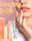 Midnight Boss Up Magic Color Changing Lip Oil Stain Cosmetic PH Actived Moisturizing Hydrating Glow Gloss Tinted Transparent Care Long Lasting Non-Sticky Fresh Texture Nourishing Pink Orange Red