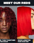 Good Dye Young Semi-Permanent Hair Color, Vegan and Cruelty-Free Red Hair Dye, Last up to 24 Washes, Non-Damaging Conditioning Hair Color (5FL OZ, All in This Together)