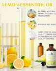 EVOKE OCCU Lemon Essential Oil for Cleansing Skin Home Diffuser Massage - 4 FL Oz