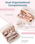 Bagsmart travel makeup bag large