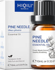 HIQILI 10ml Pine Essential Oil, 100% Pure Natural for Diffuser, Clean Spary, Winter Candle Making Scent- 0.33 Fl Oz