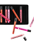 SHANY The Wanted Ones - 12 Piece Lip Gloss Set with Aloe Vera and Vitamin E