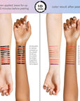 Sacheu Lip Liner Stay-N Peel Off Lip Stain — Long Lasting Matte Lip Tattoo Transfer Proof Lipstain Infused with Hyaluronic Acid & Vitamin E for All Skin Types — Vegan & Cruelty-Free, Sinamon