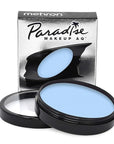 Mehron Makeup Paradise Makeup AQ Pro Size | Stage & Screen Performance, Face & Body Painting, Beauty, Cosplay, and Halloween | Water Activated Face Paint, Body Paint 1.4 oz (40 g) - Pastel Blue