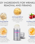 Advanced-Retinol Firming Serum Stick, 3-in-1 Firming Serum Stick for Women, Smooth,Tighten and Firm Face,Neck & Jawline, Reduces Wrinkles, Hydrates & Nourishes Skin (1.0 OZ)