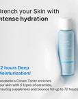 Genabelle Aquaporin Intense Cream Toner | Milky Glow Essence with Ceramide, Panthenol, AQUAXYL for Soothing Moisture, Non-Sticky Formula - Dermatologist Tested - 4.05 fl.oz