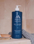 Oars + Alps Mens Moisturizing Body and Face Wash, Skin Care Infused with Vitamin E and Antioxidants, Sulfate Free, Fresh Ocean Splash 32oz