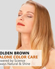 Blonde Brown Hair Dye Shampoo 3 in 1, Natural Hair Color Shampoo for 100% Gray Coverage, Brown Hair Colors in 10-15 mins, 16.9 Fl Oz (Blonde brown), Paraben Free, Hypoallergenic