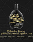 Millennium Tanning Solid Black Special Reserve 200X, Tanning Lotion w/Tattoo Protector, 13.5 Ounces
