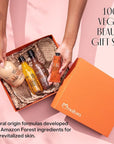 natura - Ekos Tukumã Collection Replenishing Gift Set (4 Products) - Body Lotion, Hand Cream, Shower Oil, and Shower Gel - Gift Box - Vegan Skin Care - Brazilian Beauty Secrets - Self Care & Body Care