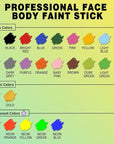 CCbeauty Light Green Face Paint Stick, Face Painting Kit, Lime Green Cream SFX Makeup Foundation, Professional Body Paint for St. Patrick's Day, Halloween Costume Party, Gamora, Shrek, Grinch Makeup