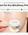 Mistine Tavel Size Air Cushion Foundation Glow Hydrating Natural Beige