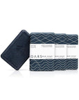 Oars + Alps Blue Charcoal Exfoliating Men's Bar Soap, Dermatologist Tested and Made with Clean Ingredients, Travel Size, 3 Pack, 6 Oz Each