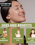 Naturevibe Botanicals Moringa Oil 32 Ounces | 100% Pure and Natural | Great for Skin Care and Hair Care