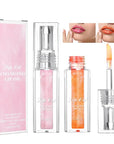 2PCS Magic Color Changing Lip Oil, Moisturizing Nourishing Lip Oil,Light Colour Gloss Non-sticky Lip Oil For Dry Lips Lip Care