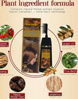 Black Hair Dye Shampoo Permanent YIZHONG Hair Color For 100% Gray Coverage Women Men 3 In1 Easy Comb Dyeing Instincts Hair Color 3 In 1 (Natural Black)