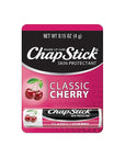 ChapStick Classic Cherry Lip Balm Tube,