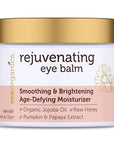 USDA Organic Eye Moisturizer Cream - Rejuvenating and Nourishing Age Defying Balm - Natural Ingredients for Sensitive Skin with Jojoba Oil, Argan Oil for Puffiness, Fine Lines Plus More
