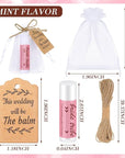 50 Set Bridal Shower Lip Balm Supplies