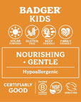 Badger Kids Mineral Sunscreen Combo, SPF 40 Cream + SPF 35 Kids Face Stick, Organic Sunscreens w/Mineral Zinc Oxide, Water Resistant, Reef Safe Broad Spectrum, Tangerine & Vanilla Scent, 2-Count