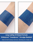 BOBISUKA Blue Body Face Paint Stick, Royal Blue Eye Black for Baseball Football Softball Sports, Blendable Body Painting Halloween Makeup Ideal for Avatar Galaxy Looks