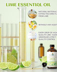 EVOKE OCCU Pure Lime Essential Oil for Diffuser, Aromatherapy, Hair and Candles Making - 4 Fl Oz