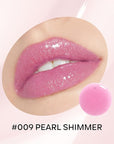 Magic Color Changing Lip Oil, Ph Temperture Changing Plumping Magic Hydrating Lip Oil Gloss, Smooth Lip Lines Plump Lip, Plumping Clear Glossy Tinted Balm Care 0.2Fl oz #Pearl Shimmer