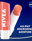 NIVEA Peach Lip Care - Tinted