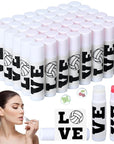 50 Pcs Happy Birthday Lip Balm Volleyball)