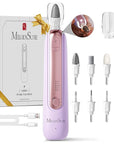 MelodySusie Professional Manicure Pedicure Kit,8-in-1 Electric Nail Drill Set with 5 Speeds,Rechargeable Cordless E-File with 360° LED Light,Perfect Hand Foot Care Trimmer Polish Tools - PC760G