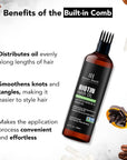 Botanic Hearth Biotin Hair Oil For Hair Growth (6.7 Fl Oz) | Infused With Coffee Bean Oil & Argan Oil | Hair Strenghtening Treatment | Nourishing & Volumizing | Non Gmo Verified