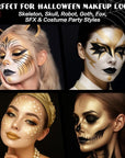 BOBISUKA Metallic Gold Face & Body Paint Stick Water-Based Washable Face Paint Makeup Stick for Halloween Skeleton, Skull, Robot, Goth, Fox,, Cosplay, SFX, Sports Eye Black & Costume Party