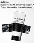 MARLOWE. Skin Care Set, No. 122 Facial Scrub 6 oz & No. 123 Facial Moisturizer 6 oz with Natural Extracts & Antioxidants, Cleanses, Exfoliates, Hydrates & Soothes