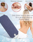 Evridwear Exfoliating Back Scrubber for Shower - Double-Sided Body Scrubber with Handles, Deep Clean, Massage & Exfoliate Back Washer for Men & Women, Invigorates Skin & Circulation