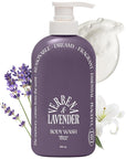 ODID Milk in Cera Perfume Body Wash - Korean Moisturizing Body Cleanser for All Skin Types - Subtle Verbena Lavender Scent - with Milk Protein and Ceramide, 16.9 fl.oz.