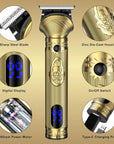Beard Trimmer Kit for Men - Professional 6 in 1 Hair Clipper Trimmer, Cordless Multi Groomer, Mens Grooming Kit for Beard, Face, Body Nose Electric Razor with Travel Case as Gifts for Him