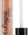 NYX PROFESSIONAL MAKEUP Lip Lingerie Shimmer, Lip Gloss - Sable (Mid-Tone Beige)
