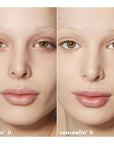 e.l.f. Hydrating Camo Concealer, Covers Blemishes & Under-Eye Circles, Full-Coverage & Delivers A Satin Finish, Vegan & Cruelty-Free, Light Ivory