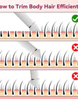 Electric Bikini Trimmer for Women - 4 in 1 Electric Shaver for Women, Waterproof Pubic Hair Trimmer and Facial Hair Remover, Replaceable Razors & Nose Hair Trimmer, Rechargeable Women's Grooming Kit