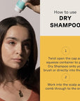 Acure Dry Shampoo - All Hair Types | 100% Vegan | Certified Organic | Rosemary & Peppermint - Absorbs Oil & Removes Impurities Without Water | 1.7 Oz