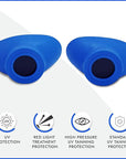 Super Sunnies Slim Flex UV Eye Protection, FDA Compliant Individual Tanning Goggles Eyeshields