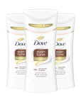 Dove Antiperspirant Deodorant Stick Even Tone Shea Butter & Vanilla Pack of 3 for 48h Odor and Sweat Protection & Skin Restoration, with Niacinamide & Visible Results in 3 Weeks, 2.6 oz
