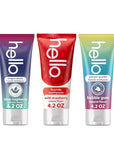 hello Kids Fluoride Toothpaste Variety Pack, Includes Strawberry, Unicorn Bubble Gum, and Blue Raspberry Toothpastes, Safe for Ages 2 and Up, 3 Pack, 4.2 Oz Each