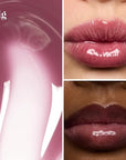 goop Beauty Hydra-Barrier Gel Gloss | Hydrating Lip Gloss to Moisturize & Plump Lips | Hyaluronic Acid & Vitamin E | Fig - Sheer Aubergine | 0.13 oz
