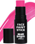 Blue Squid PRO Pink Face Paint Stick - Waterproof Body Paint For Adults & Kids Eye Black Baseball, Eyeblack Softball - Vegan Hypoallergenic Twist-Up Non-Toxic Makeup Stick - Cosplay, Sports & SFX