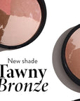 LAURA GELLER NEW YORK Baked Blush-n-Bronze Marbleized 2-in-1 Sculpting Bronzer Blush - Tawny Bronze - Contour Face with a Radiant Flush