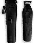 TPOB Play Barber Hair Clipper and Trimmer for Men 7500 RPM with Rubber Grips (Blackout 2 Set)