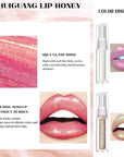 Glitter Liquid Lipstick Chameleon Eyeshadow Waterproof Long Lasting Diamond Shimmer Glitter Lipstick,Multi-Dimensional Eye Looks, High Pigmented Non-stick Cup Lipstick Party(04#)
